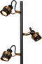 Lucide TUNDRAN - Vloerlamp - 3xGU10 - Zwart