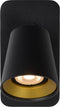 Lucide TURNON - Bedlamp / Wandlamp - LED Dim to warm - GU10 - 1x5W 2200K/3000K - Zwart