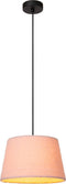 Lucide WOOLLY - Hanglamp - Ø 28 cm - 1xE27 - Roze