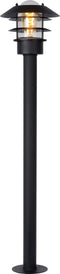 Lucide ZICO - Lantaarnpaal - Ø 21,8 cm - 1xE27 - IP44 - Zwart