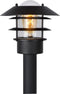 Lucide ZICO - Lantaarnpaal - Ø 21,8 cm - 1xE27 - IP44 - Zwart