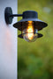 Lucide ZICO - Wandlamp Binnen/Buiten - 1xE27 - IP44 - Zwart