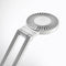 LUCTRA® Table Radial Base LED-bureaulamp - biologisch effectief licht - dimbaar - wit aluminium