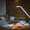 LUCTRA® Table Radial Base LED-bureaulamp - biologisch effectief licht - dimbaar - wit aluminium