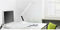 LUCTRA® Table Radial Base LED-bureaulamp - biologisch effectief licht - dimbaar - wit aluminium