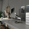 LUCTRA® Table Radial Base LED-bureaulamp - biologisch effectief licht - dimbaar - wit aluminium