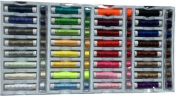 Łucznik Medium set 32 draden, 32 spoelen, verschillende kleuren