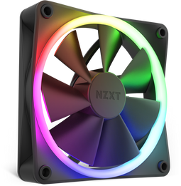 NZXT F120 RGB Duo - Ventilator 120mm - 29dB(A) - Zwart (1x)