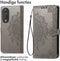 iMoshion Hoesje Geschikt voor Honor 90 Pro Hoesje Met Pasjeshouder - iMoshion Mandala Bookcase - Grijs