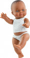 Paola Reina Gordi babypop donker meisje met ondergoed 34cm