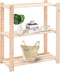 vidaXL - Opbergrekken - 3-laags - 2 - st - 80x38x90 - cm - massief - grenenhout - 150 - kg