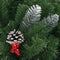 vidaXL - Kerstdecoratie - met - verlichting - 40 - cm - PVC - groen