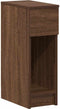 vidaXL - Nachtkastjes - 2 - st - met - lade - 20x36x60 - cm - bruin - eikenkleurig