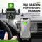 iSetchi GripGo - Telefoonhouder Auto - Qi Draadloze Oplader 15 Watt - Zwart