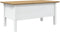 vidaXL - Salontafel - BODO - 100x55x46 - cm - massief - grenenhout - wit - en - bruin