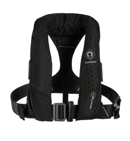 Crewsaver Crewfit+ 180N Pro - Automatisch Reddingsvest - Harnas Licht Sprayhood - Zwart