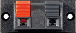 Luidspreker Terminal - 2-polig - Zwart/Rood