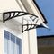 Luifel - deurluifel - polycarbonaat - 75,5 x 120 x 23 cm
