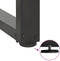 vidaXL - Eettafelpoten - 2 - st - T-vormig - 90x35x(72-73) - cm - staal - antraciet