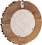 vidaXL - Wandspiegel - rond - 40 - cm - teakhout