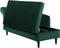 LUIRO - Chaise longue - Groen - Linkerzijde - Fluweel