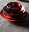 Palmer Schaal Lava 10 cm 30 cl Bruin Rood Stoneware 2 stuks