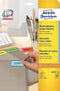 Avery Mini Etiketten - Printlabel - Afneembaar - Geel 25,4 x 10,0 mm