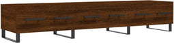 vidaXL - Tv-meubel - 150x36x30 - cm - bewerkt - hout - bruin - eikenkleur