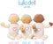 Lulla doll Slaapknuffel - Hartslag knuffel - Slaaptrainer - Slaaphulp - 3 volumes - Werkt tot 12 uur - Vanaf 0 maanden - Machinewasbaar - Polyester/Katoen - Lichtblauw