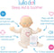 Lulla doll Slaapknuffel - Hartslag knuffel - Slaaptrainer - Slaaphulp - 3 volumes - Werkt tot 12 uur - Vanaf 0 maanden - Machinewasbaar - Polyester/Katoen - Lichtblauw
