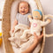 Lulla doll Slaapknuffel - Hartslag knuffel - Slaaptrainer - Slaaphulp - 3 volumes - Werkt tot 12 uur - Vanaf 0 maanden - Machinewasbaar - Polyester/Katoen - Lichtblauw