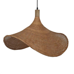 Home ESPRIT - Plafondlamp - Rotan - Lichtbruin 60 x 60 x 30 cm