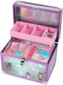 Lulu Blush Make-Up Koffer Transparant