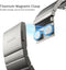 LULULOOK Magnetische Polsband voor Apple Watch Ultra 2 - Titanium Grade 2