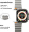 LULULOOK Smartwatch Bandje - Apple Watch Ultra - Graad 2 Titanium - DLC Coating