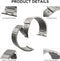 LULULOOK Smartwatch Bandje - Apple Watch Ultra - Graad 2 Titanium - DLC Coating