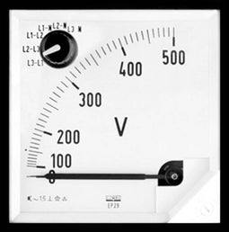 Lumel EP27 500V Inbouwmeter EP27 500 V 500 V/AC Weekijzer