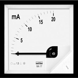 Lumel MA17 150A/60mV MA17 150A/60mV Inbouwmeetinstrument 72 x 72 mm 150 A/DC (60 mV) Draaispoel