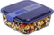 Luminarc Hermetische Lunchtrommel Luminarc Easy Box Blauw Glas (6 Stuks) (1,22 L)