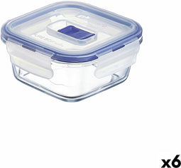 Luminarc Hermetische Lunchtrommel Luminarc Pure Box Active 380 Ml Tweekleurig Glas (6 Stuks)
