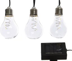 Lumineo - 3 stuks Micro LED solar streng 450 cm-40l