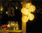 Lumineo Chinese Solar Lampion-Lampionnen Solar lampionnen wit 20 cm