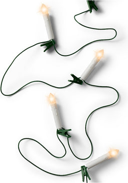 Lumineo Kerstboomverlichting - 16 kaarsen - klassiek wit - 6 m - kerstversiering