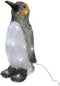 Lumineo Kerstfiguur verlicht - pinguin - LED - 17 x 17 x 33 cm