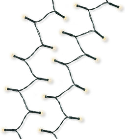 Lumineo - Kerstverlichting - op batterij - warm wit - buiten - 50 lampjes - boomverlichting