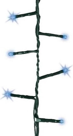 Lumineo Kerstverlichting twinkle blauw - lichtsnoer - 16 m - binnen/buiten - 750 LEDs