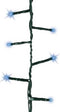 Lumineo Kerstverlichting twinkle blauw - lichtsnoer - 16 m - binnen/buiten - 750 LEDs