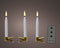 Lumineo - LED candlelights d1h14c wit/flm 10st kerst