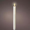 Lumineo LED dinerkaars crème wit 2 stuks met flikkerende vlam - LED kaars met timer - Wax kaars - Op batterij - 24 cm - Veilig & Duurzaam
