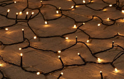 Lumineo - LED engel poly 2ass op batterij 12x13x15 cm warm wit